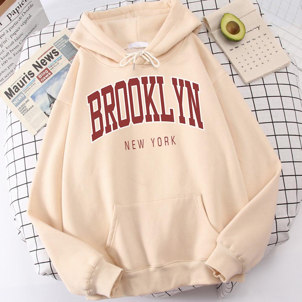 Women Long Sleeve Hoodie Brooklyn New York Print Fashion Quality Hoodies All-Match Large Size Sweatshirts Sports Comfortable Tracksuit
Women Long Sleeve Hoodie Brooklyn New York Print Fashion Quality Hoodies All-Match Large Size Sweatshirts Sports Comfortable Tracksuit