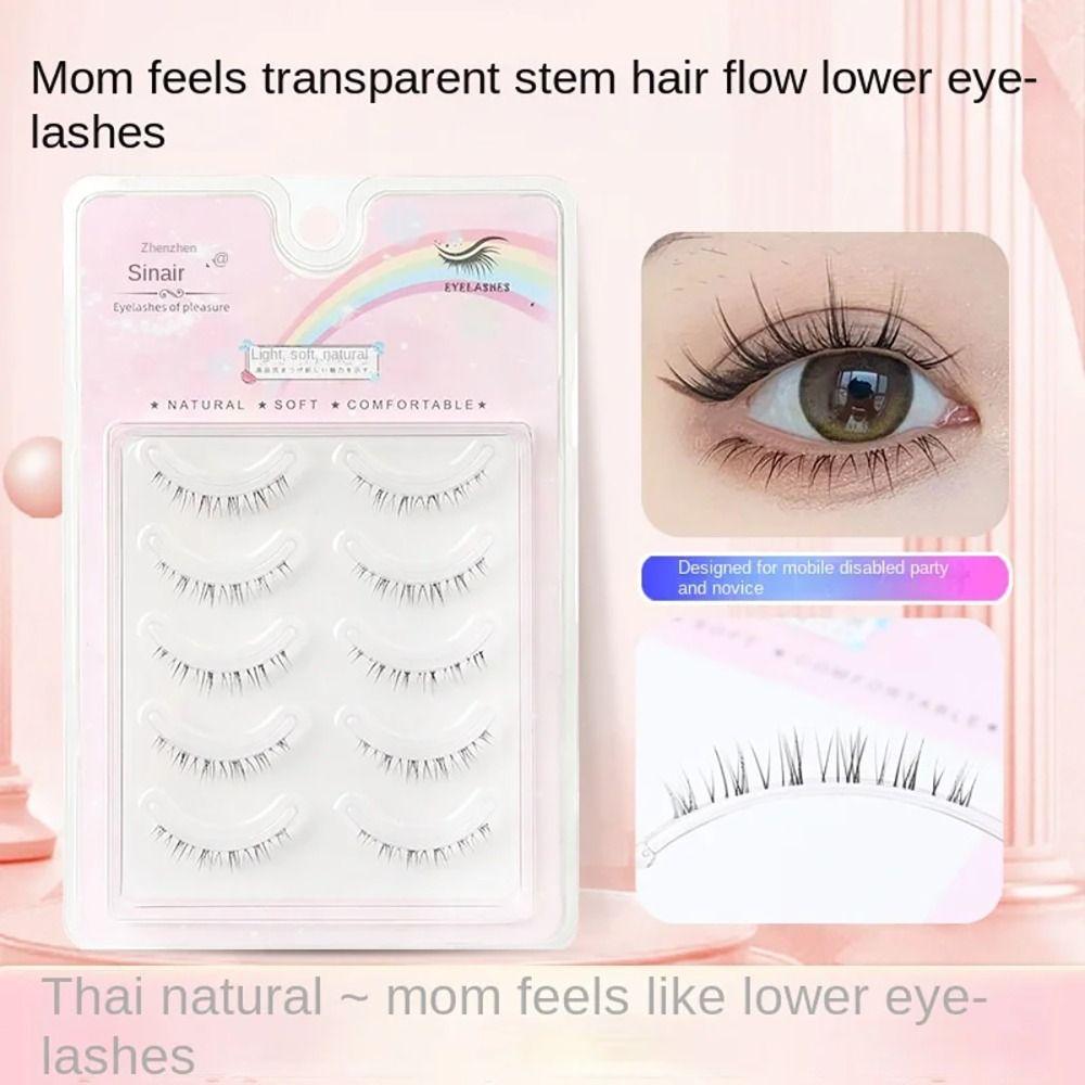 5PAIRS Simulation Lower False Lashes Transparent Stems One-piece Fake Lashes Beauty
5PAIRS Simulation Lower False Lashes Transparent Stems One-piece Fake Lashes Beauty