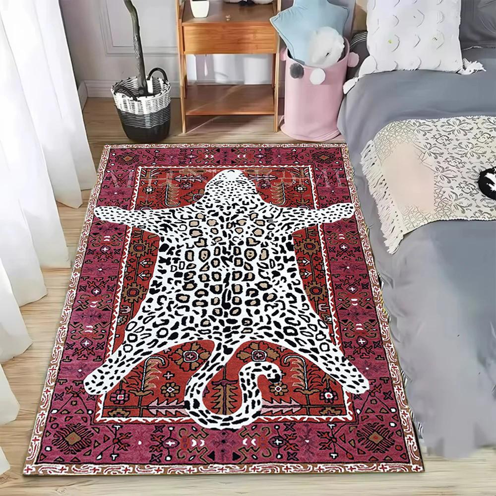 1pc Bohemian Leopard Print Persian Area Rug Non Slip Washable Floor Mat for Living Room Bedroom Carpets for Living Room 40cm x 60cm
1pc Bohemian Leopard Print Persian Area Rug Non Slip Washable Floor Mat for Living Room Bedroom Carpets for Living Room 40cm x 60cm