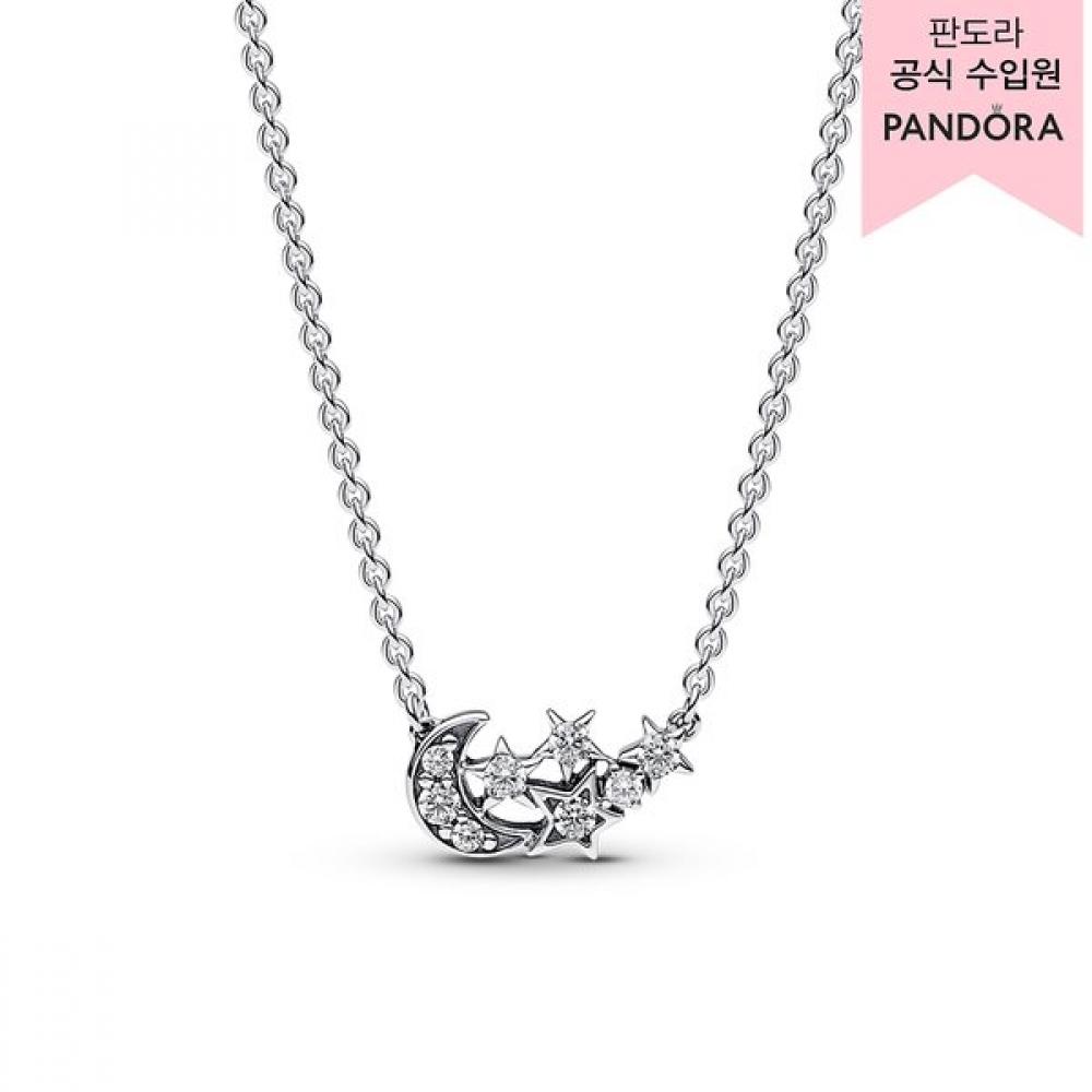 Pandora Sparkling Moon Star Collier Necklace 392991c01 392991C01
Pandora Sparkling Moon Star Collier Necklace 392991c01 392991C01