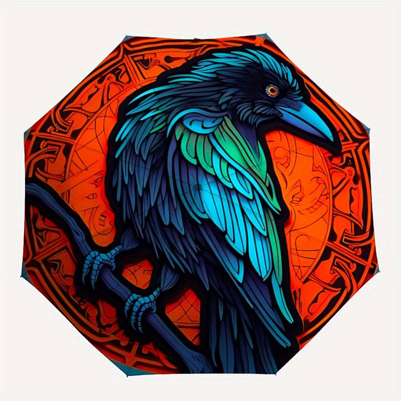 1pc Raven Artwork Umbrella - 8-Rib Automatic Open/Close, Fashionable Compact Umbrella for Outdoor Adventures yy250813125
1pc Raven Artwork Umbrella - 8-Rib Automatic Open/Close, Fashionable Compact Umbrella for Outdoor Adventures yy250813125