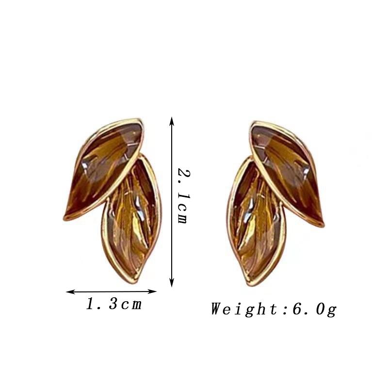 Коричневые акриловые серьги-пусеты в виде листьев для женщин, золотистые, с цирконом, трендовые, простые, маленькие, милые, аксессуары, подарок
Коричневые акриловые серьги-пусеты в виде листьев для женщин, золотистые, с цирконом, трендовые, простые, маленькие, милые, аксессуары, подарок