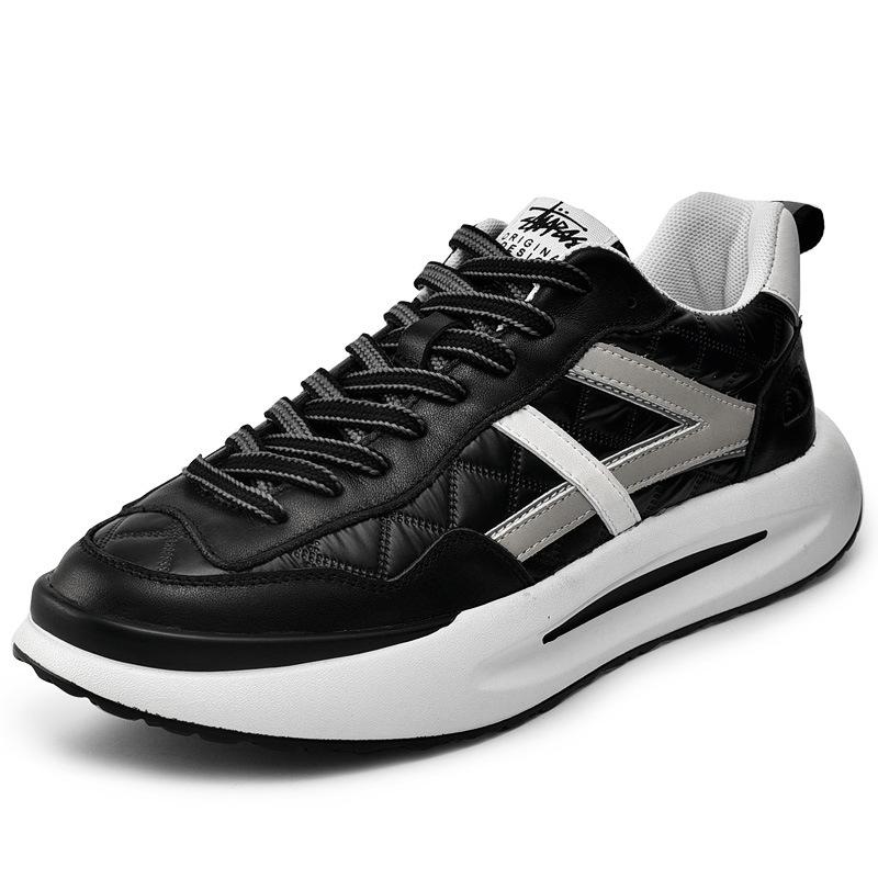 Весенние мужские туфли, новый верхний слой из коровьей кожи, универсальные повседневные маленькие белые кроссовки на платформе, папины туфли для мужчин 44
Весенние мужские туфли, новый верхний слой из коровьей кожи, универсальные повседневные маленькие белые кроссовки на платформе, папины туфли для мужчин 44