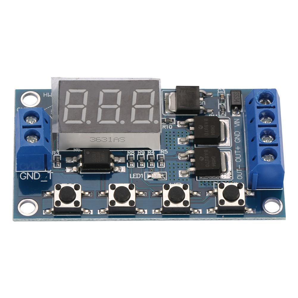 12V24V імпульсний сигнал циклу затримки таймера перемикач подвійний MOS плата керування
12V24V імпульсний сигнал циклу затримки таймера перемикач подвійний MOS плата керування