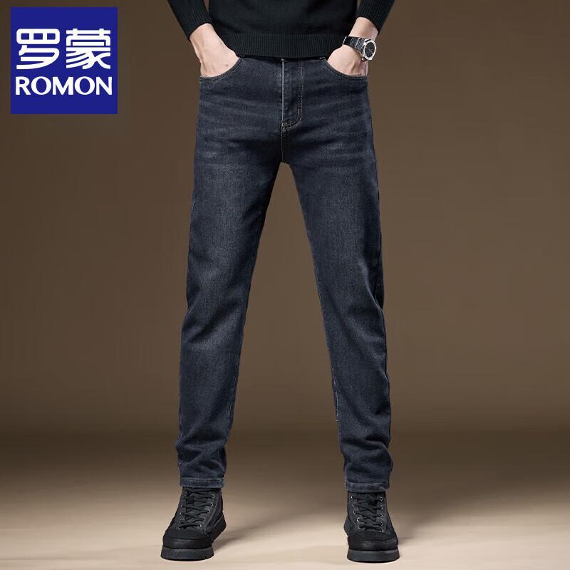 ROMON Мужские джинсы прямого кроя в стиле business casual 35
ROMON Мужские джинсы прямого кроя в стиле business casual 35