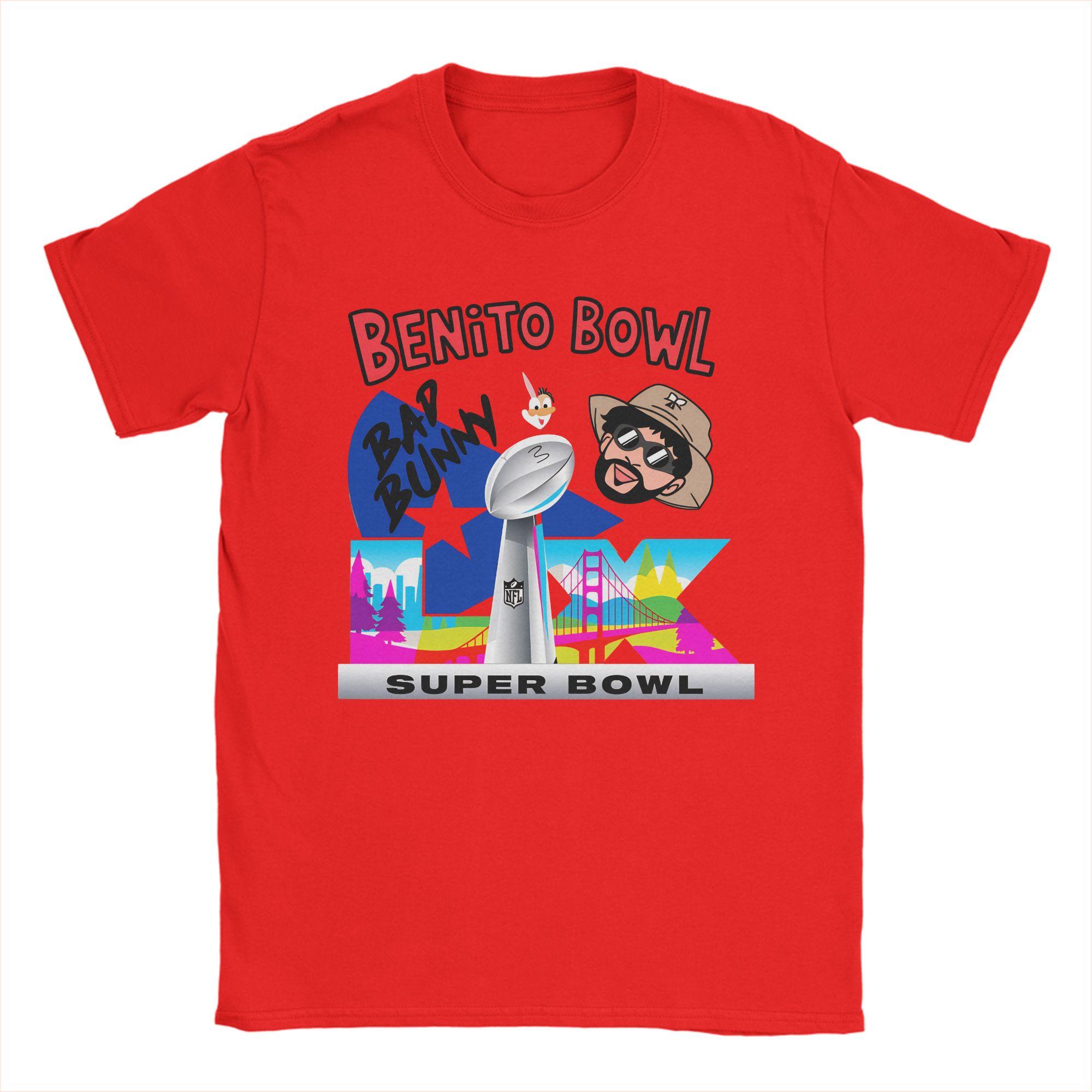 Bad Bunny Super Bowl LX 2026 Graphic Tshirt Cotton unisex Short Sleeve Loose shirt Y2k Hip Hop fashion Summer New Unisex streetwear 4XL
Bad Bunny Super Bowl LX 2026 Graphic Tshirt Cotton unisex Short Sleeve Loose shirt Y2k Hip Hop fashion Summer New Unisex streetwear 4XL