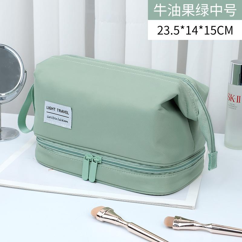 Large Capacity Dry Wet Separation Double-layer Makeup Bag Travel Portable Men s Handheld Multifunctional Storage Swimming Grooming
Large Capacity Dry Wet Separation Double-layer Makeup Bag Travel Portable Men s Handheld Multifunctional Storage Swimming Grooming