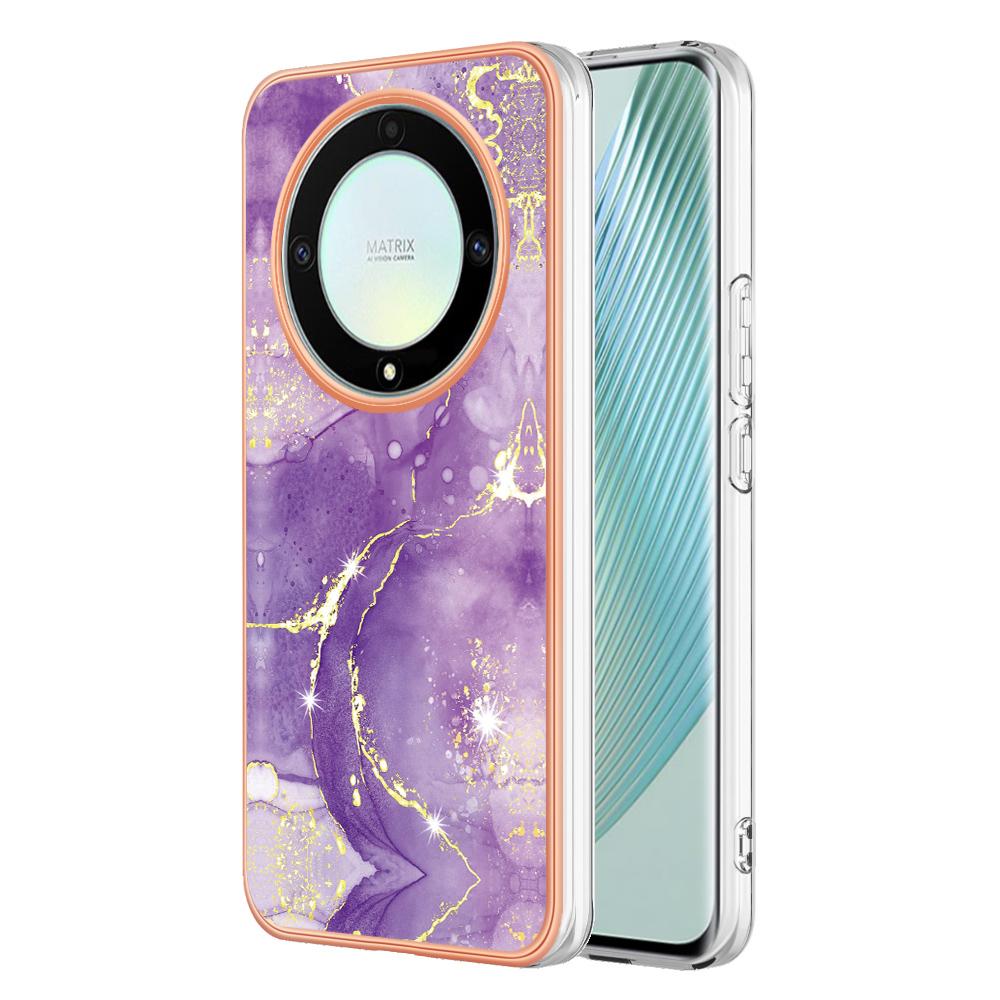 For Honor X9a 5G/Magic5 Lite 5G/X40 5G TPU Case with IMD Marble Pattern Electroplated Back Cover Purple 002
For Honor X9a 5G/Magic5 Lite 5G/X40 5G TPU Case with IMD Marble Pattern Electroplated Back Cover Purple 002