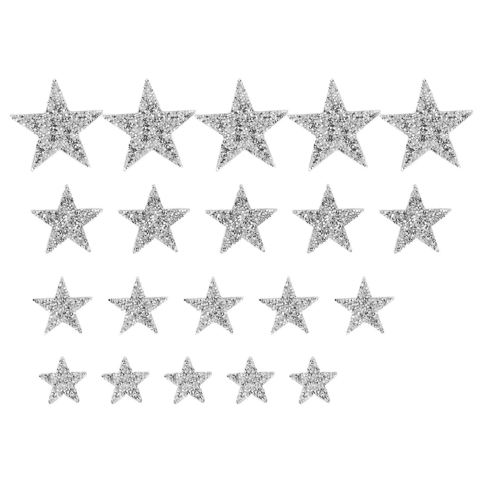 20pcs Rhinestone Star Patches Exquisite Beautiful Iron On Patches Sew On Patches for Jackets Bags
20pcs Rhinestone Star Patches Exquisite Beautiful Iron On Patches Sew On Patches for Jackets Bags