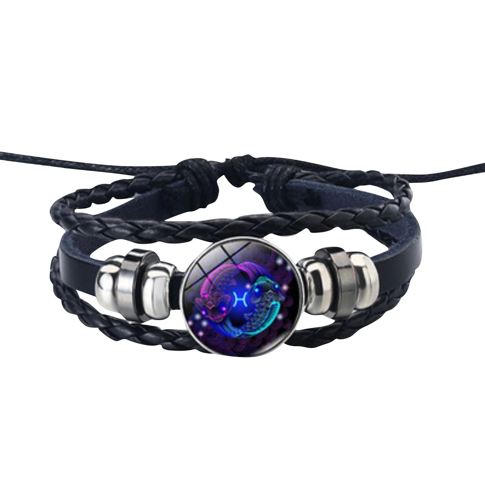 Personalized Custom Jewelry Retro Leather Rope Combination Time Luminous Bracelet One Size
Personalized Custom Jewelry Retro Leather Rope Combination Time Luminous Bracelet One Size