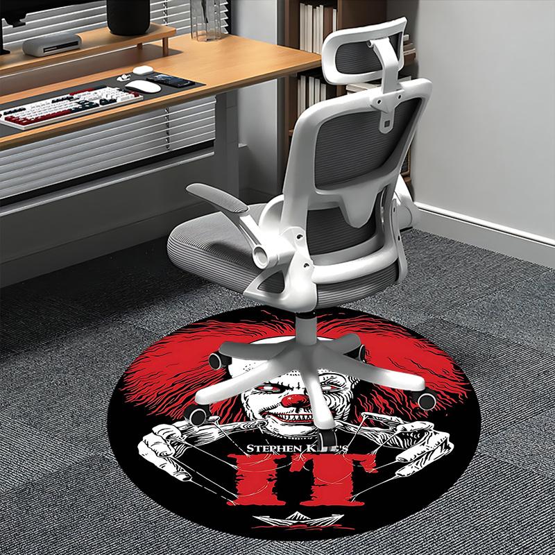 Clown Horror Chair mat Round Rug Office carpet, Non slip, Suitable for Living Rooms, Bedrooms,Decor1205633a 80cm by 80cm
Clown Horror Chair mat Round Rug Office carpet, Non slip, Suitable for Living Rooms, Bedrooms,Decor1205633a 80cm by 80cm