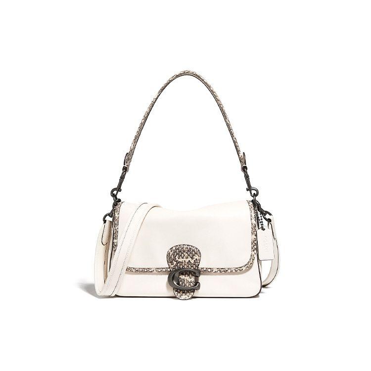 Coach Soft Tabby 26 Snake Skin Detail Soft Tiger Stripe Leather Crossbody Bag Women Bags Pink White C5263-V5CHK Basic Set (Bag+Dust Bag)
Coach Soft Tabby 26 Snake Skin Detail Soft Tiger Stripe Leather Crossbody Bag Women Bags Pink White C5263-V5CHK Basic Set (Bag+Dust Bag)