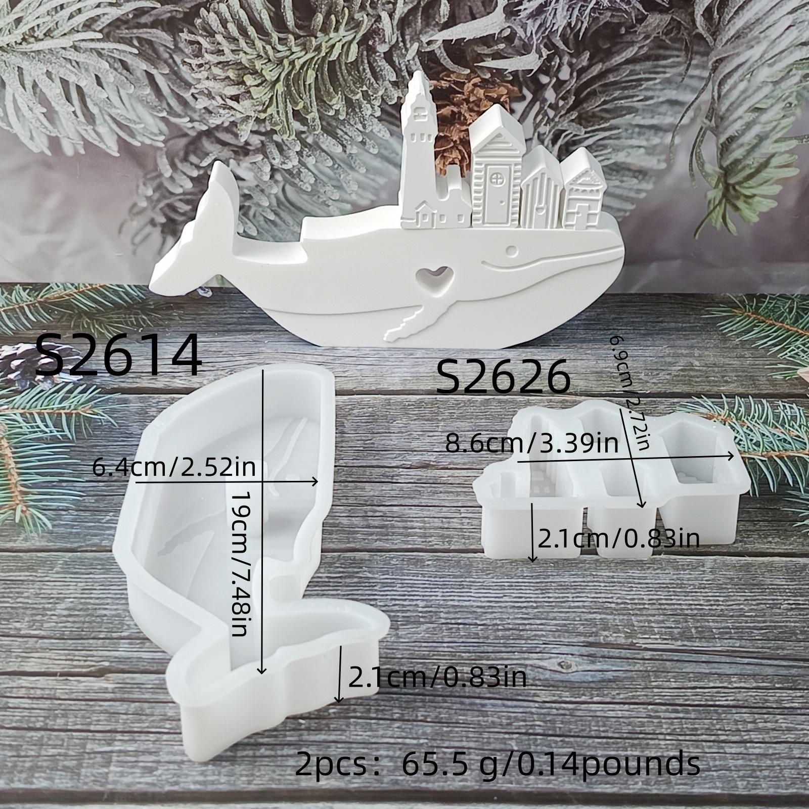 House Resin Mold Whale Silicone Mold Cement Gypsum Mold Silicone For Crafts Pendant Making Decoration
House Resin Mold Whale Silicone Mold Cement Gypsum Mold Silicone For Crafts Pendant Making Decoration