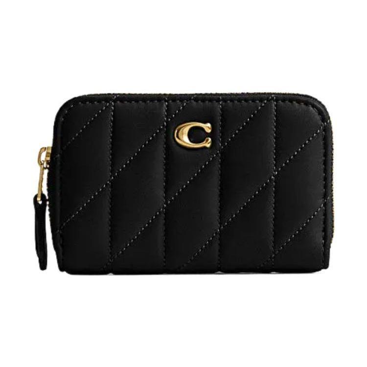 Coach Zip Around 11 Solid Color Silver Logo Striped Quilted Zipper Wallet Card Holder Small Women wallet Black CM505-B4BK Basic Set (Bag+Dust Bag)
Coach Zip Around 11 Solid Color Silver Logo Striped Quilted Zipper Wallet Card Holder Small Women wallet Black CM505-B4BK Basic Set (Bag+Dust Bag)