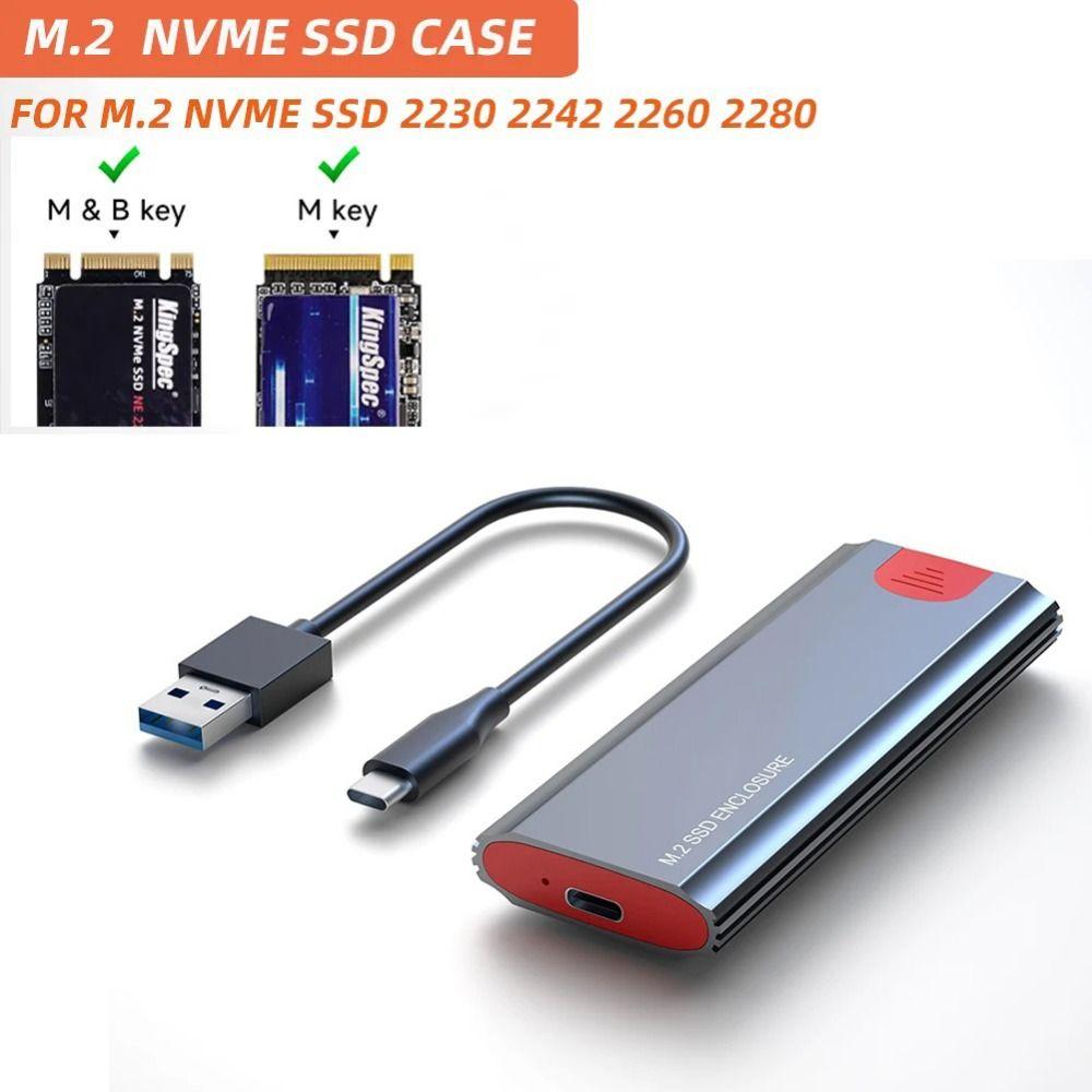 Корпус SSD USB C M2 NVMe Алюминиевый корпус Корпус твердотельного накопителя M2 Ключ NVMe PCIE M/ (B + M) Ключ
Корпус SSD USB C M2 NVMe Алюминиевый корпус Корпус твердотельного накопителя M2 Ключ NVMe PCIE M/ (B + M) Ключ