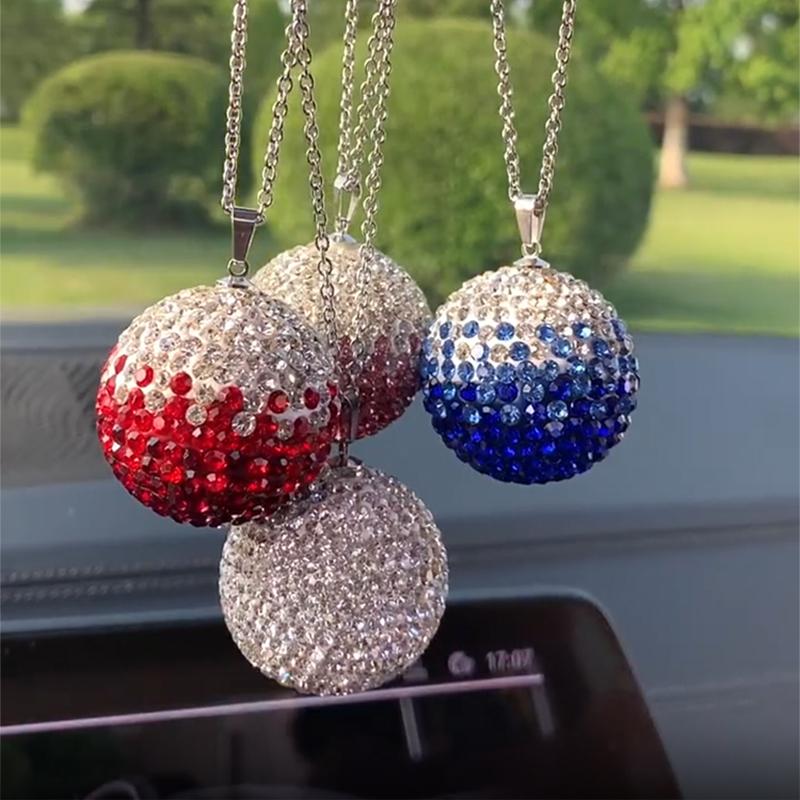 Bling Car Decor Crystal Ball Hanging Rear View Mirror Charm Rhinestone Ornament Accessories for Women білий
Bling Car Decor Crystal Ball Hanging Rear View Mirror Charm Rhinestone Ornament Accessories for Women білий