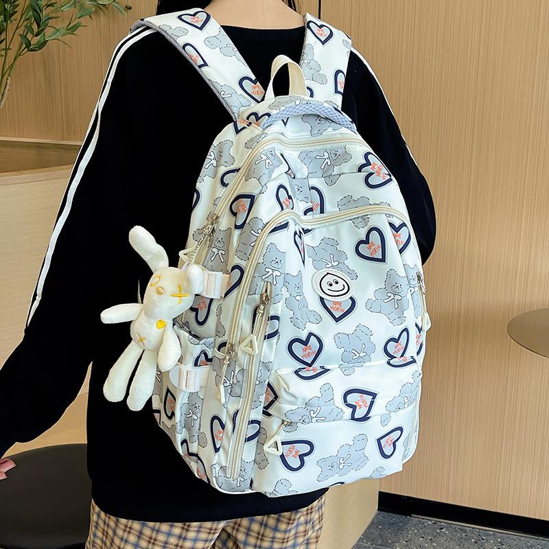 New high-value love bear niche design backpack female college students female junior high school students large-capacity schoolbag рожевий
New high-value love bear niche design backpack female college students female junior high school students large-capacity schoolbag рожевий