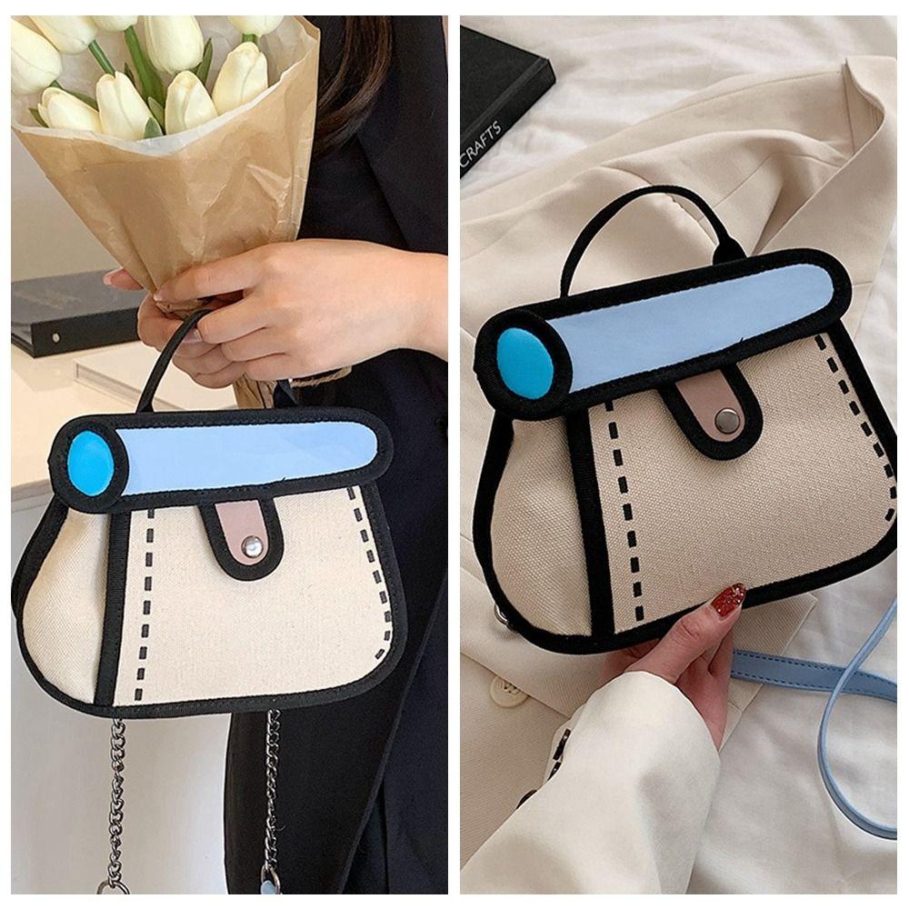Cartoon Chain Shoulder Bag 2D Anime Graffiti Messenger Bag Casual Comic Crossbody Bag Travel
Cartoon Chain Shoulder Bag 2D Anime Graffiti Messenger Bag Casual Comic Crossbody Bag Travel