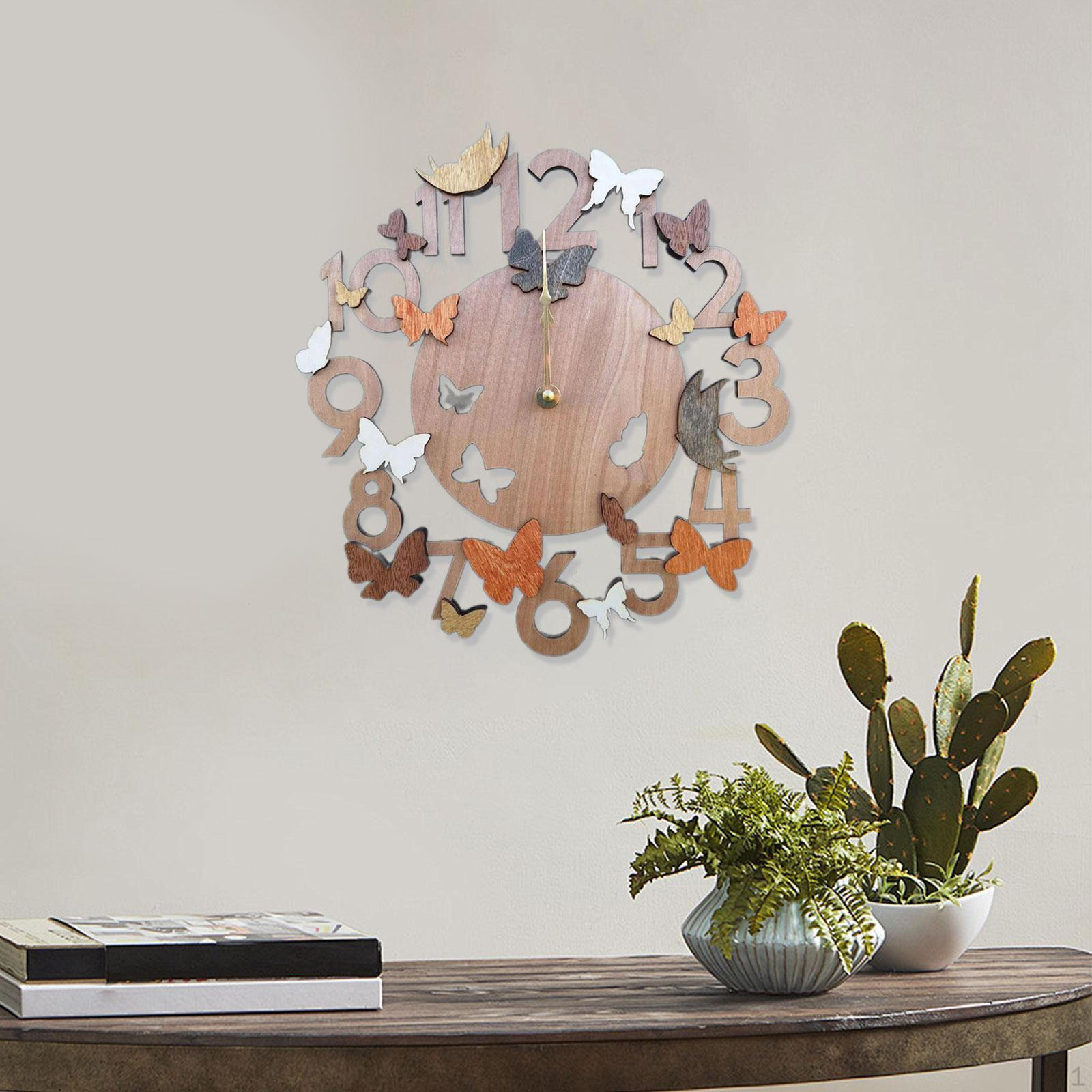 Wall Clock Decoration 30cm Mom Gifts Vintage Art Decor Creative Friend Hanging Butterfly Pattern
Wall Clock Decoration 30cm Mom Gifts Vintage Art Decor Creative Friend Hanging Butterfly Pattern