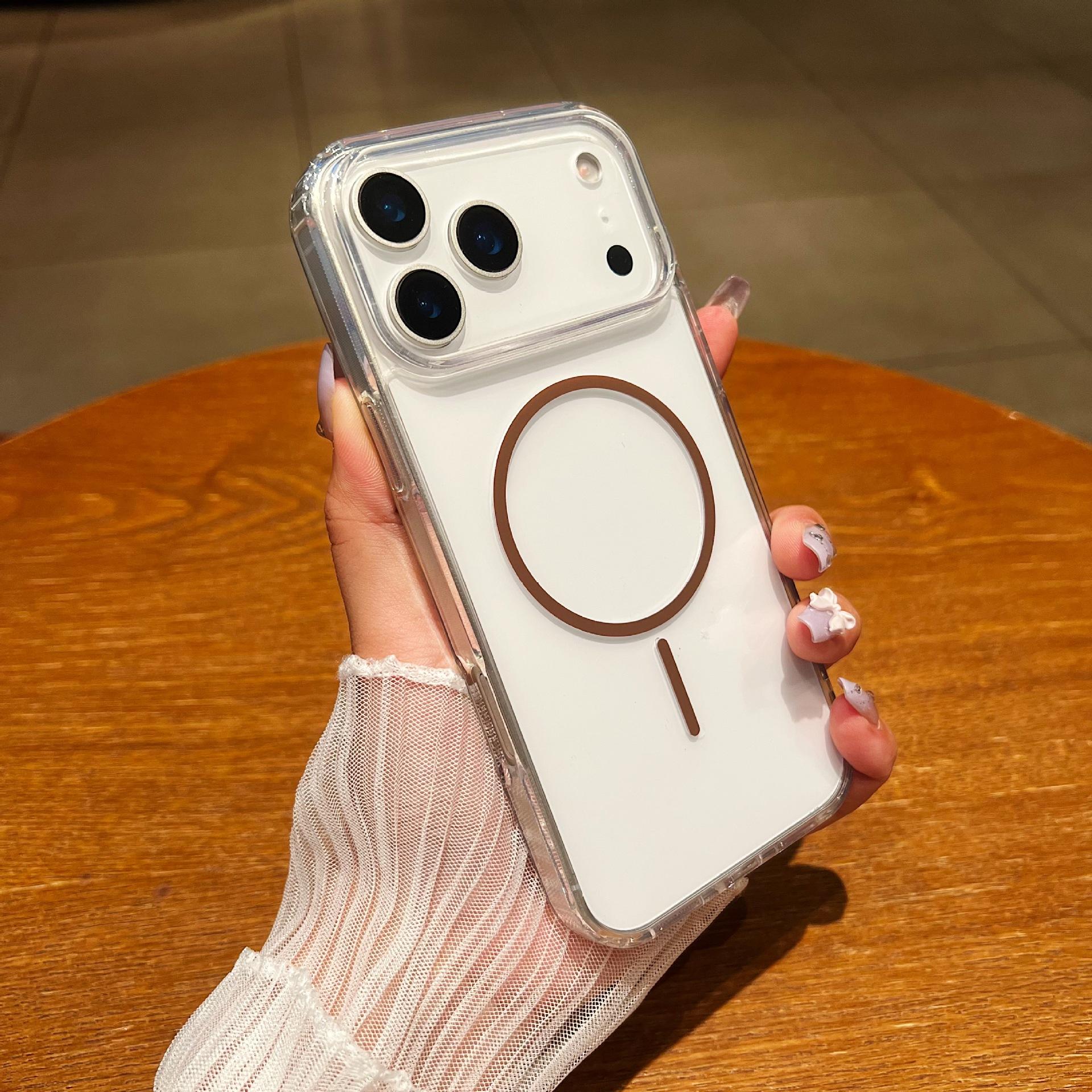 The new iPhone17PROMAX high-transparency acrylic magnetic mobile phone case is suitable for Apple 16 anti-drop protective case. iPhone 8
The new iPhone17PROMAX high-transparency acrylic magnetic mobile phone case is suitable for Apple 16 anti-drop protective case. iPhone 8
