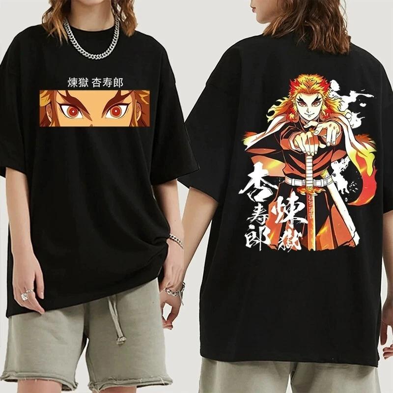 Demon Slayer Kyoujurou Anime Unisexga TShirt Shirt Kostme Baumwolle Cotton Summer Unisexs and Womens Breathable Tshirt Top S
Demon Slayer Kyoujurou Anime Unisexga TShirt Shirt Kostme Baumwolle Cotton Summer Unisexs and Womens Breathable Tshirt Top S