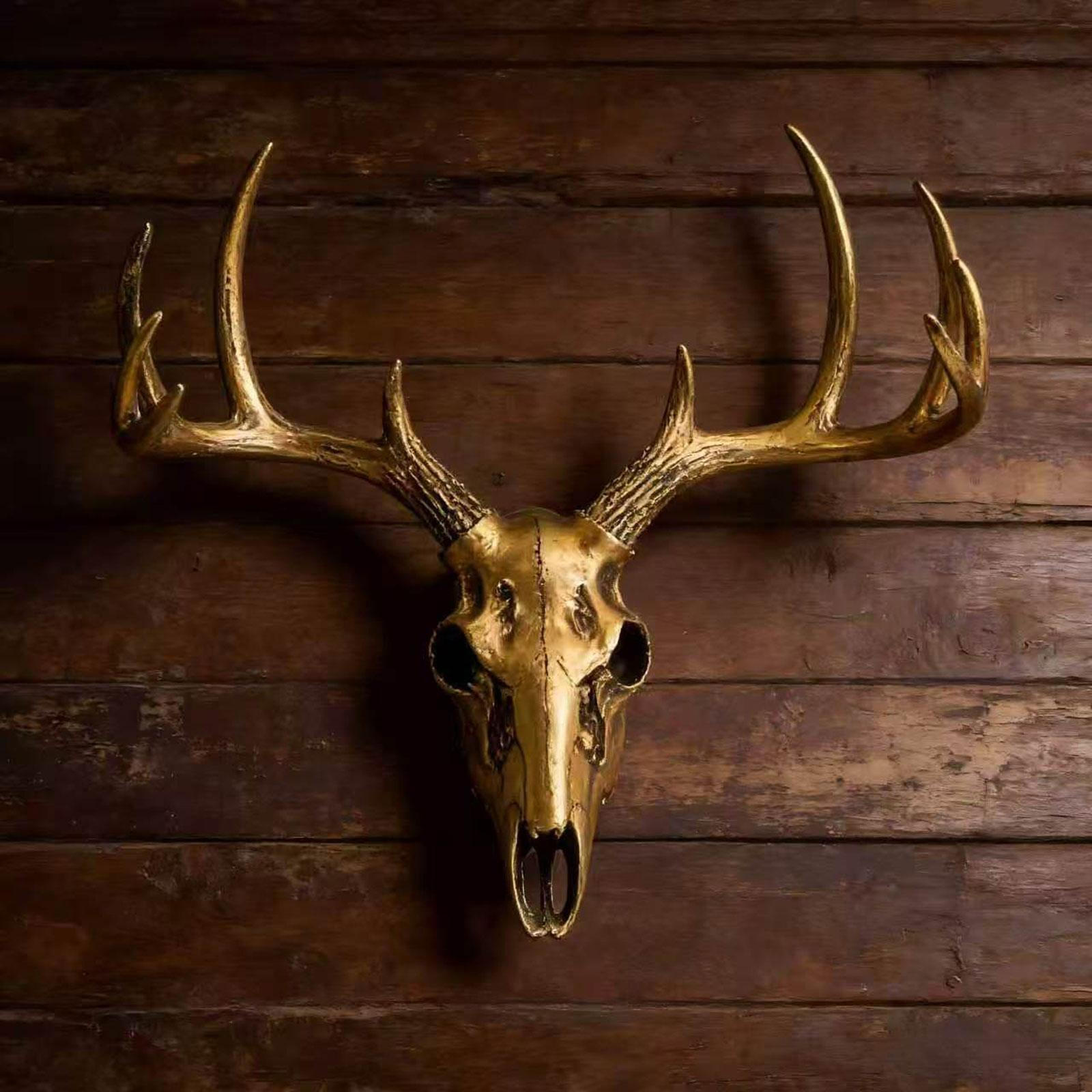 Animal Heads Wall Decor, Sculptures Decorative Simulated Deer Statue Hanging for Home
Animal Heads Wall Decor, Sculptures Decorative Simulated Deer Statue Hanging for Home