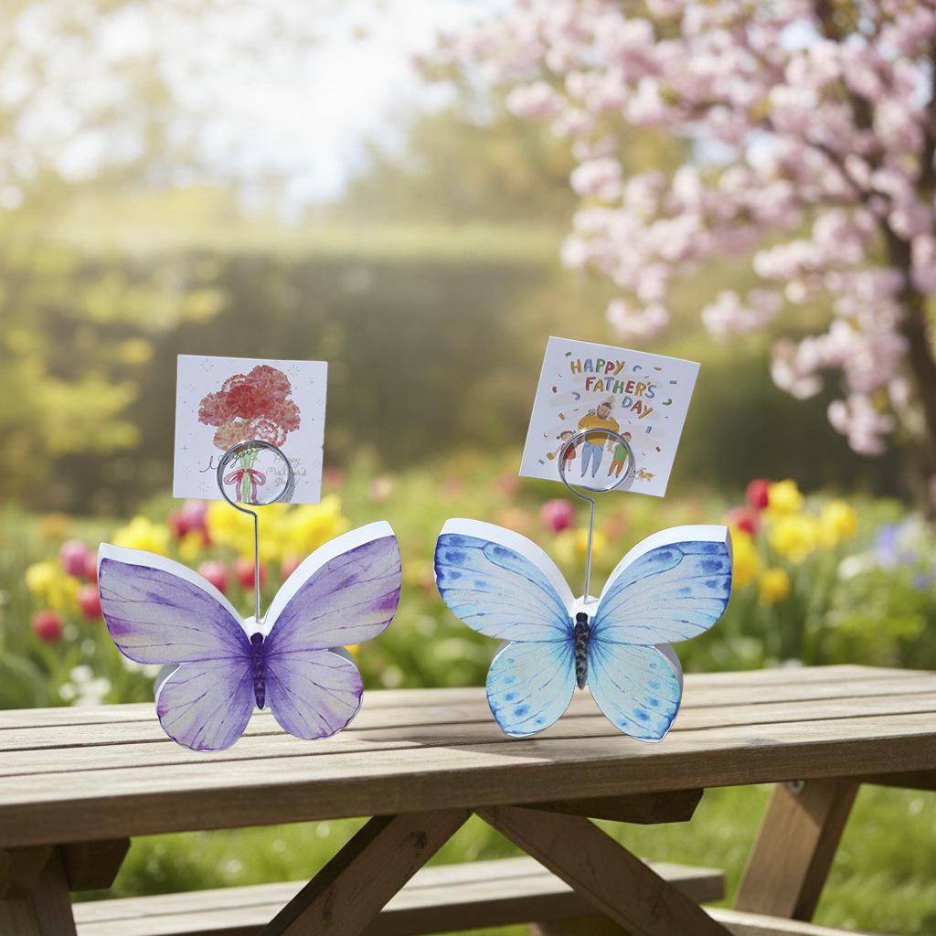 Set of Two Butterfly Business Card and Photo Holders - Spring Decoration for Table, Birthday, Wedding, or Festival.
Set of Two Butterfly Business Card and Photo Holders - Spring Decoration for Table, Birthday, Wedding, or Festival.