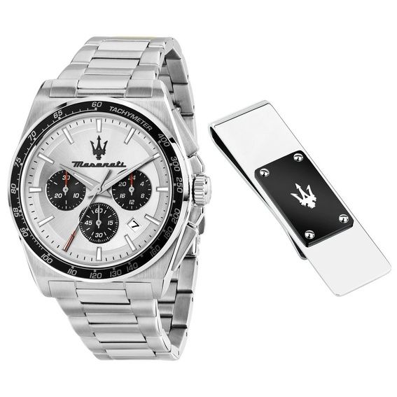 Maserati Velocita Chronograph Stainless Steel Silver Dial Quartz R8873652009 100M Men s Watch срібний
Maserati Velocita Chronograph Stainless Steel Silver Dial Quartz R8873652009 100M Men s Watch срібний