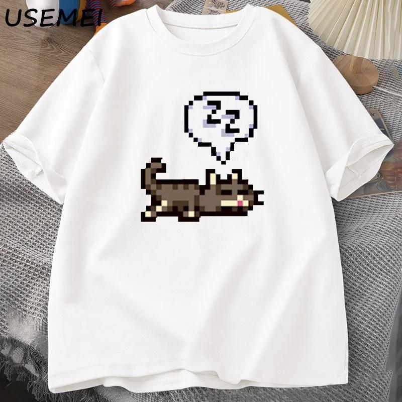 Stardew Valley Sleeping Cat Sploot Graphic T Shirts Men Casual Funny Short Sleeves T-shirt Unisex Cotton Tees Men s Clothing S белый
Stardew Valley Sleeping Cat Sploot Graphic T Shirts Men Casual Funny Short Sleeves T-shirt Unisex Cotton Tees Men s Clothing S белый