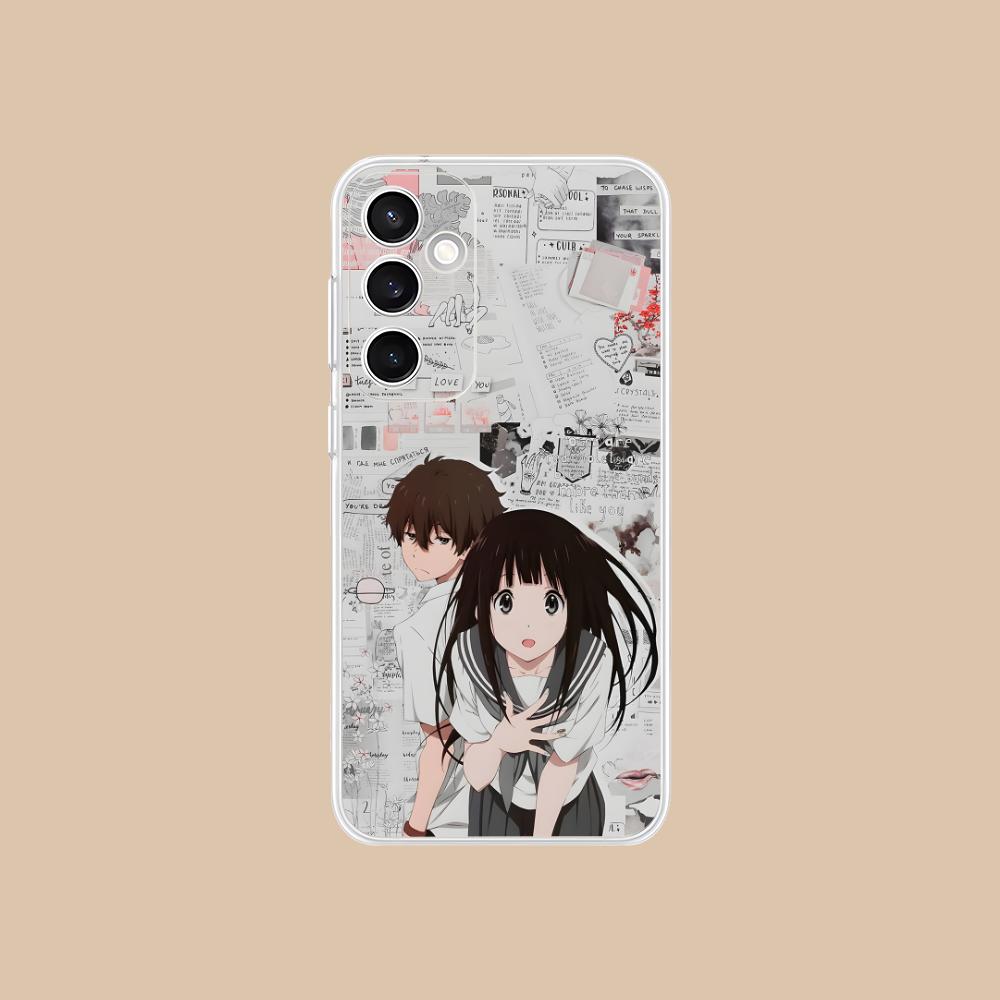 Hyouka Chitanda Clear Mobile Phone Case for Samsung Galaxy S25 S24 S23 S22 S21Plus FE Ultra Colorful Cover Galaxy S22 Ultra 5G
Hyouka Chitanda Clear Mobile Phone Case for Samsung Galaxy S25 S24 S23 S22 S21Plus FE Ultra Colorful Cover Galaxy S22 Ultra 5G