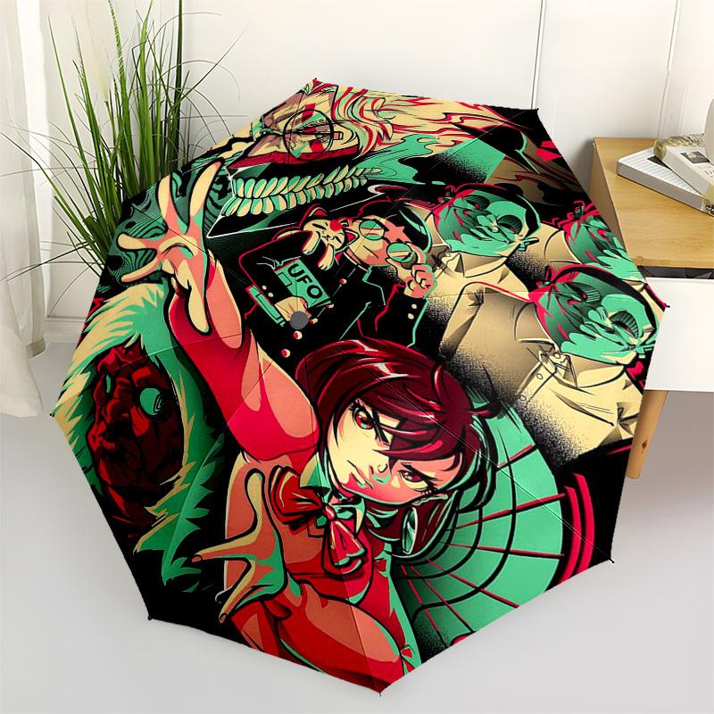 1pc UFO Alien Encounter Outdoor Umbrella - Automatic Opening/Closing, Portable 3-Fold Design, 8-Rib Iron Frame - Perfect Gift for Fans, Travelers
1pc UFO Alien Encounter Outdoor Umbrella - Automatic Opening/Closing, Portable 3-Fold Design, 8-Rib Iron Frame - Perfect Gift for Fans, Travelers