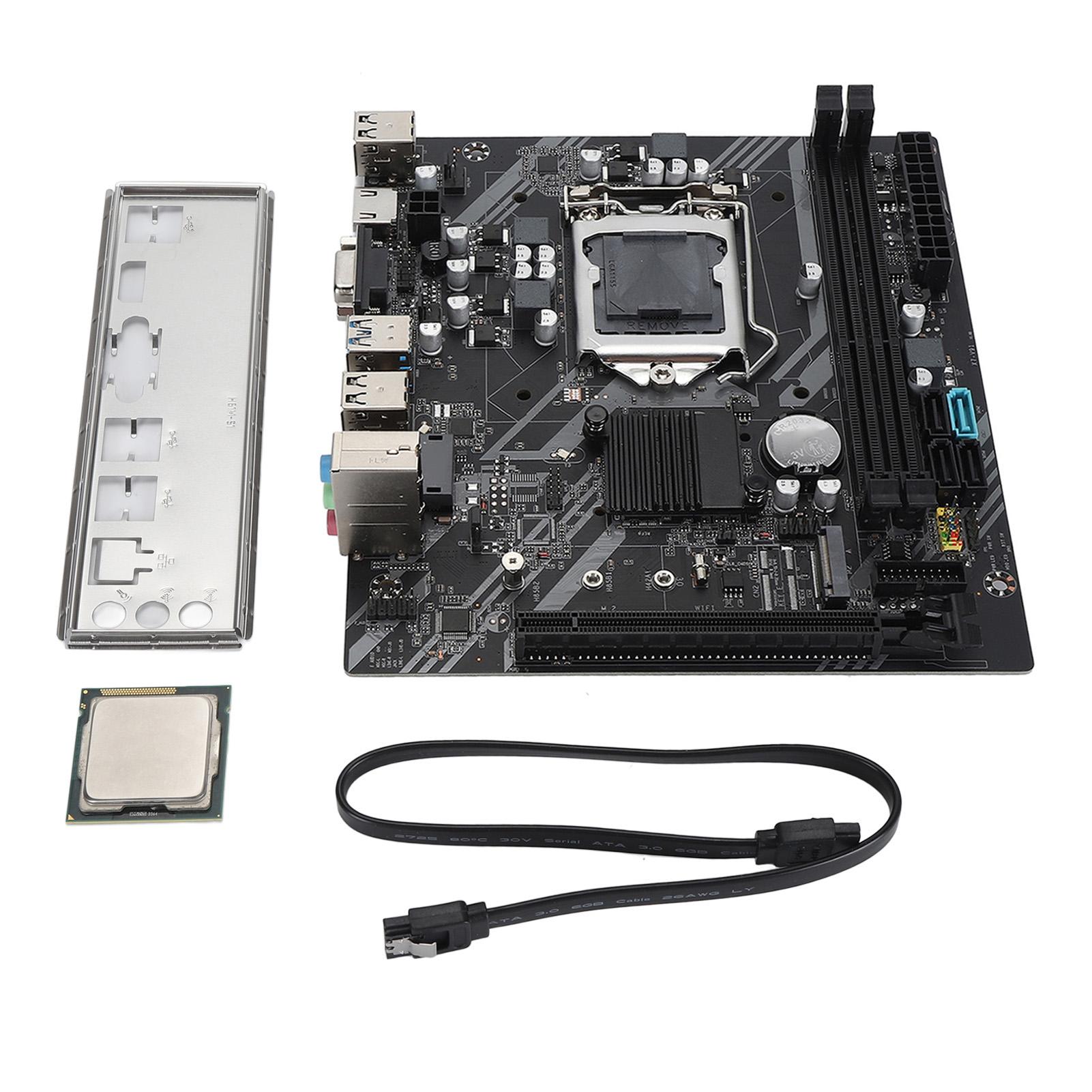 B75 Computer Motherboard Dual Channel DDR3 M.2 Mining Gaming Motherboard with I5 2400 CPU for
B75 Computer Motherboard Dual Channel DDR3 M.2 Mining Gaming Motherboard with I5 2400 CPU for