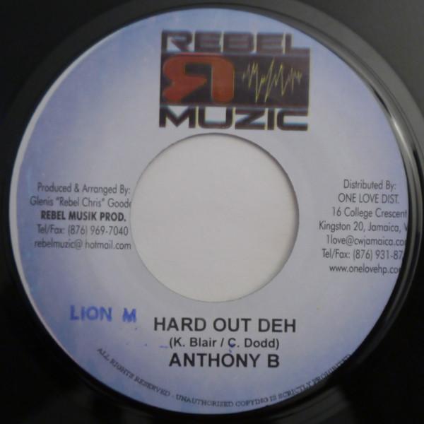7inch Record ANTHONY B - Hard Out Deh NONE Rebel Muzic 2004 Jamaica Reggae, Ska & Dub Used
7inch Record ANTHONY B - Hard Out Deh NONE Rebel Muzic 2004 Jamaica Reggae, Ska & Dub Used