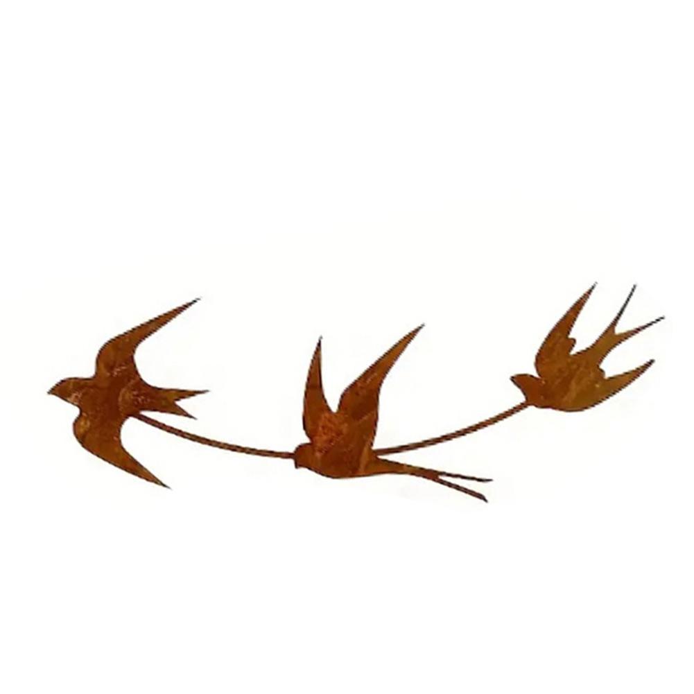 Rustic Metal Swallow Wall Decor Set Of 3 Vintage Iron Bird Art For Wall Ornament Garden Fence Outdoor Home Decoration
Rustic Metal Swallow Wall Decor Set Of 3 Vintage Iron Bird Art For Wall Ornament Garden Fence Outdoor Home Decoration