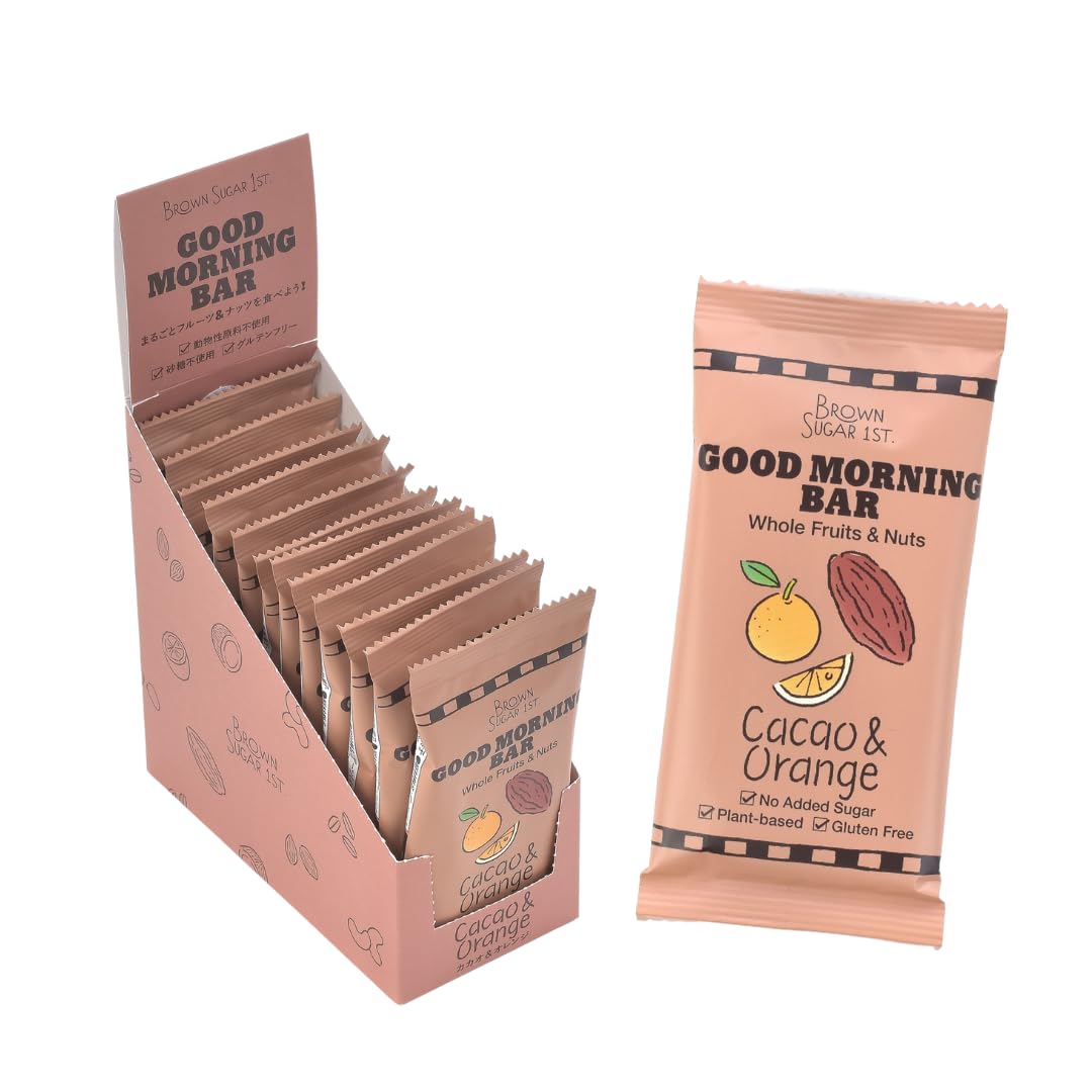 GOOD MORNING BAR 35g x Box Type Fruit Nut No No Animal No Brown Sugar First (Cacao & Orange) 12-pack, (Date Bar, Bar, Bar, 100% Natural, Sugar,
GOOD MORNING BAR 35g x Box Type Fruit Nut No No Animal No Brown Sugar First (Cacao & Orange) 12-pack, (Date Bar, Bar, Bar, 100% Natural, Sugar,