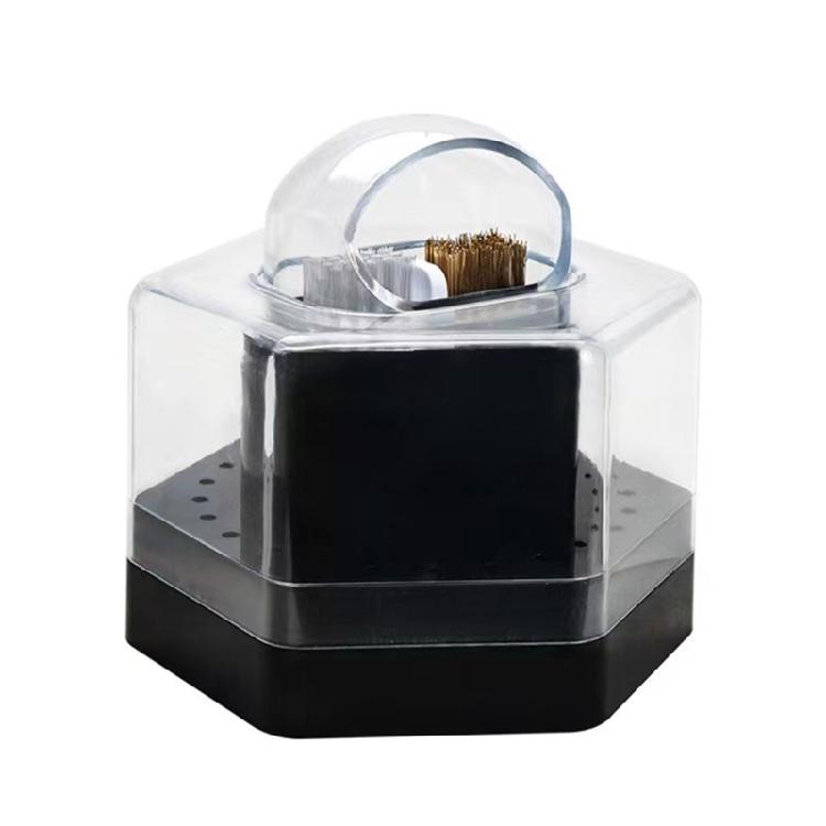 2 in 1 Dustproof Drill Bits Storage Box Nail Drill Bit Holder Cleaning Brush 1 чорний
2 in 1 Dustproof Drill Bits Storage Box Nail Drill Bit Holder Cleaning Brush 1 чорний
