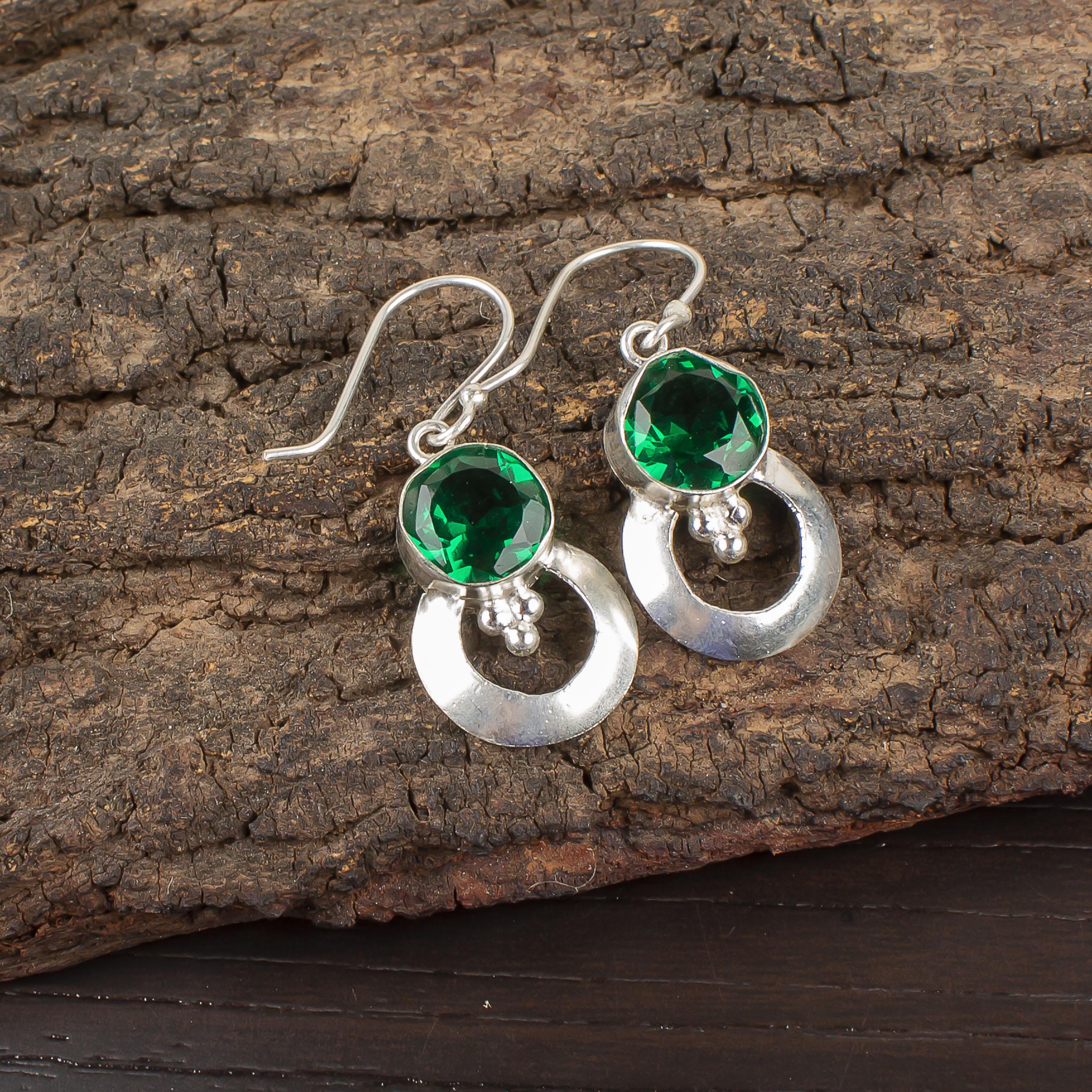 Green Emerald Gemstone Jewelry, 925 Solid Sterling Silver Earrings, Amazing Emerald Earrings New Designer Jewelry, Handmade Gift For Her 1.50 Inches зелёный
Green Emerald Gemstone Jewelry, 925 Solid Sterling Silver Earrings, Amazing Emerald Earrings New Designer Jewelry, Handmade Gift For Her 1.50 Inches зелёный