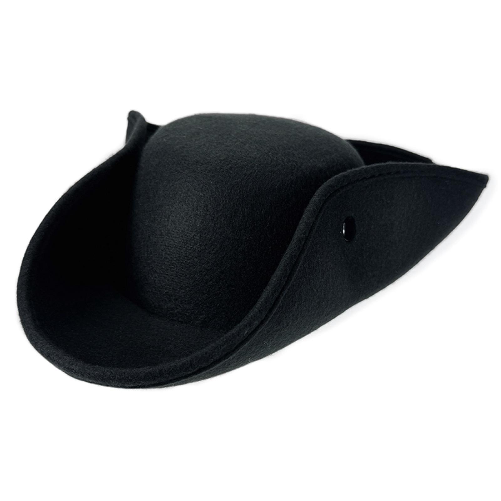 Vintage Pirate Hat for Adult Cosplay Party Costume Tricorne Hat Captain Caps for Halloween Dressingup and Theme Event 1 чорний
Vintage Pirate Hat for Adult Cosplay Party Costume Tricorne Hat Captain Caps for Halloween Dressingup and Theme Event 1 чорний