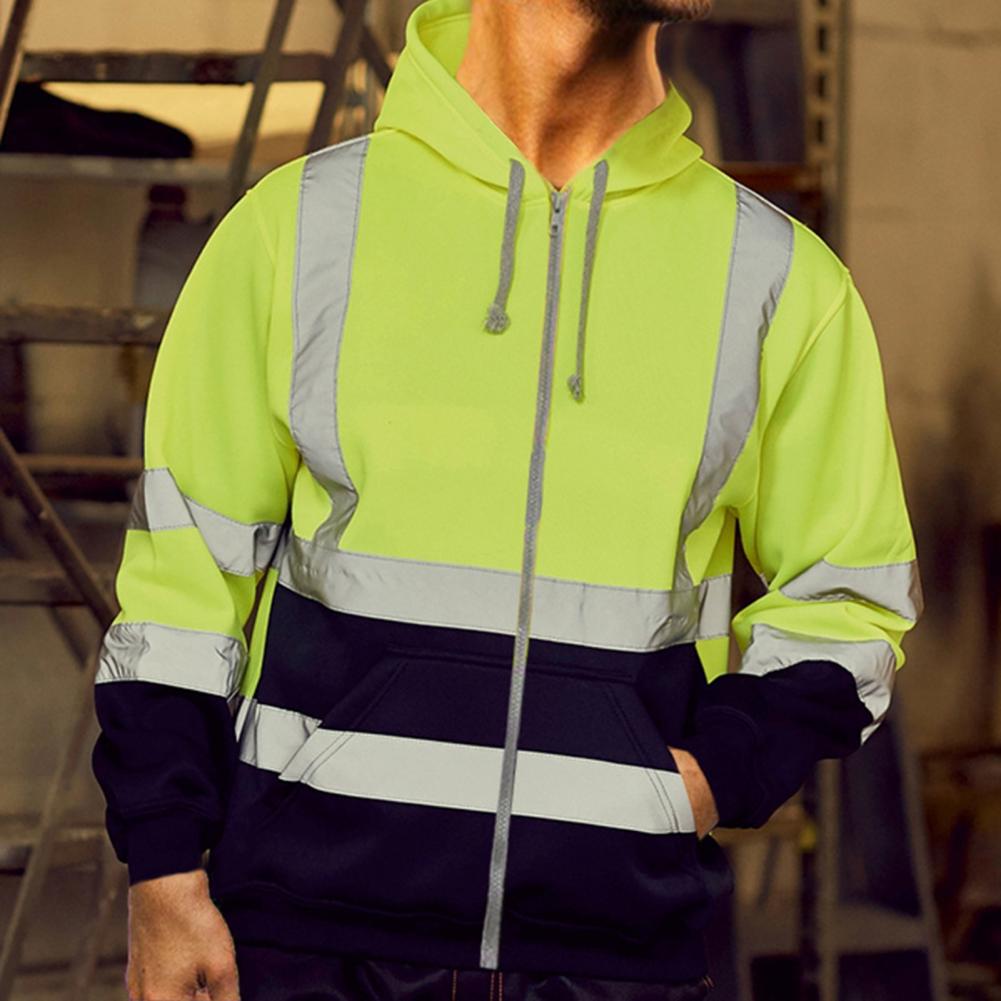 Men Hoodie Coat Reflective Strip Color Matching Drawstring Jacket Zipper Closure Long Sleeve Overalls Cold-Proof Outerwear XXXXL зелений
Men Hoodie Coat Reflective Strip Color Matching Drawstring Jacket Zipper Closure Long Sleeve Overalls Cold-Proof Outerwear XXXXL зелений