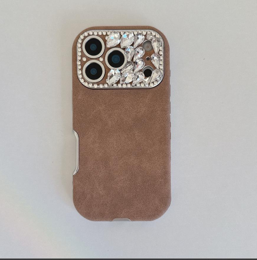 Leopard Print Leather Texture with Rhinestones for iPhone 17 Air, 16 Pro Max, 15 Large Window 17 кавовий
Leopard Print Leather Texture with Rhinestones for iPhone 17 Air, 16 Pro Max, 15 Large Window 17 кавовий