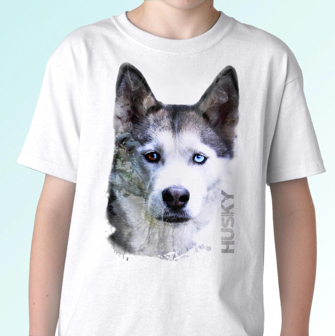 Husky white kids boys T-Shirt siberian husky design top chukcha dog tee art - all sizes 140
Husky white kids boys T-Shirt siberian husky design top chukcha dog tee art - all sizes 140