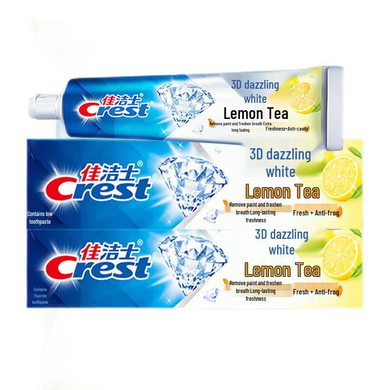 Crest 3D White Lemon Tea Cool Toothpaste
Crest 3D White Lemon Tea Cool Toothpaste