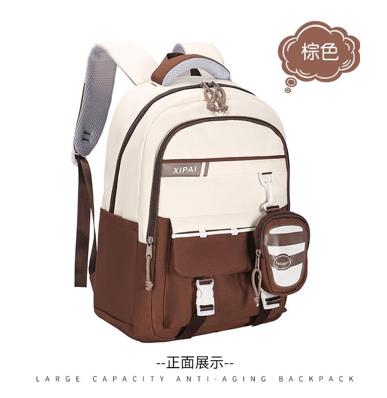 Модный ретро универсальный школьный рюкзак большой вместимости для учеников средней школы, старшеклассников, студентов колледжа, компьютерный дорожный рюкзак коричневый
Модный ретро универсальный школьный рюкзак большой вместимости для учеников средней школы, старшеклассников, студентов колледжа, компьютерный дорожный рюкзак коричневый