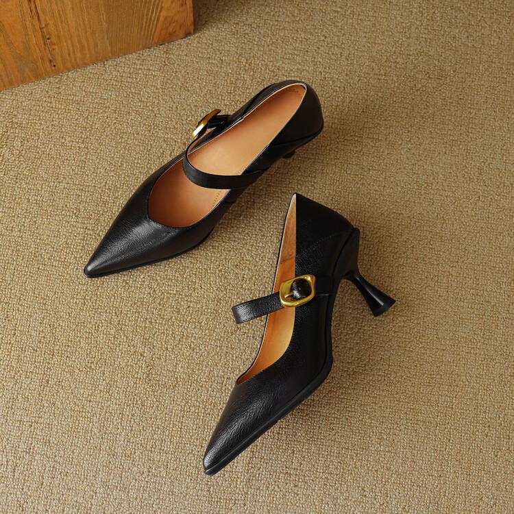Остроносые туфли-лодочки с ремешком на высоком каблуке для женской коллекции весна 2025, новые туфли Мэри Джейн на тонком каблуке, которые можно наступать 35 чёрный
Остроносые туфли-лодочки с ремешком на высоком каблуке для женской коллекции весна 2025, новые туфли Мэри Джейн на тонком каблуке, которые можно наступать 35 чёрный