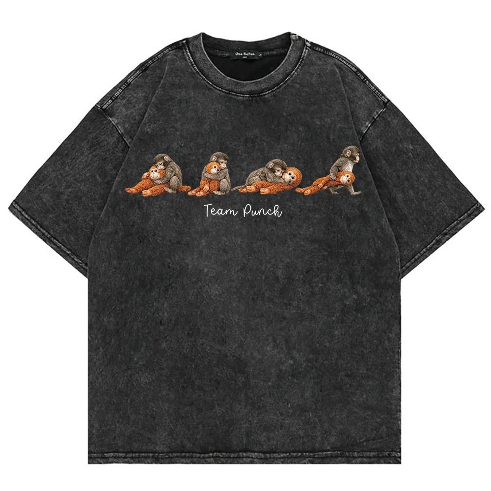 Hot Sale Funny Meme Monkey Punch Graphic Print Vintage Washed TShirt Unisex Women Oneck Cotton Summer New Tee Loose Oversized Top S
Hot Sale Funny Meme Monkey Punch Graphic Print Vintage Washed TShirt Unisex Women Oneck Cotton Summer New Tee Loose Oversized Top S