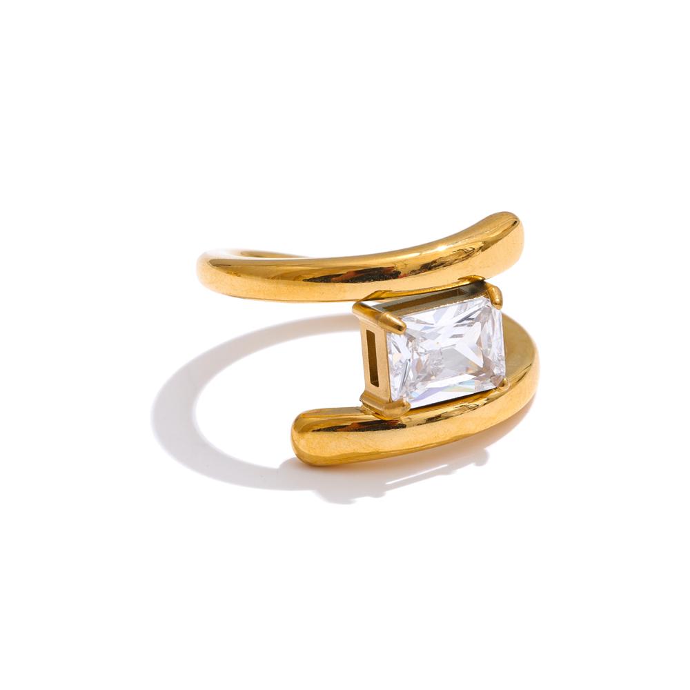 Yhpup 678# AAA Shiny Cubic Zirconia Snake Geometric Golden Ring Rust Proof Stainless Steel Premium Jewelry 18K PVD Plated 6
Yhpup 678# AAA Shiny Cubic Zirconia Snake Geometric Golden Ring Rust Proof Stainless Steel Premium Jewelry 18K PVD Plated 6