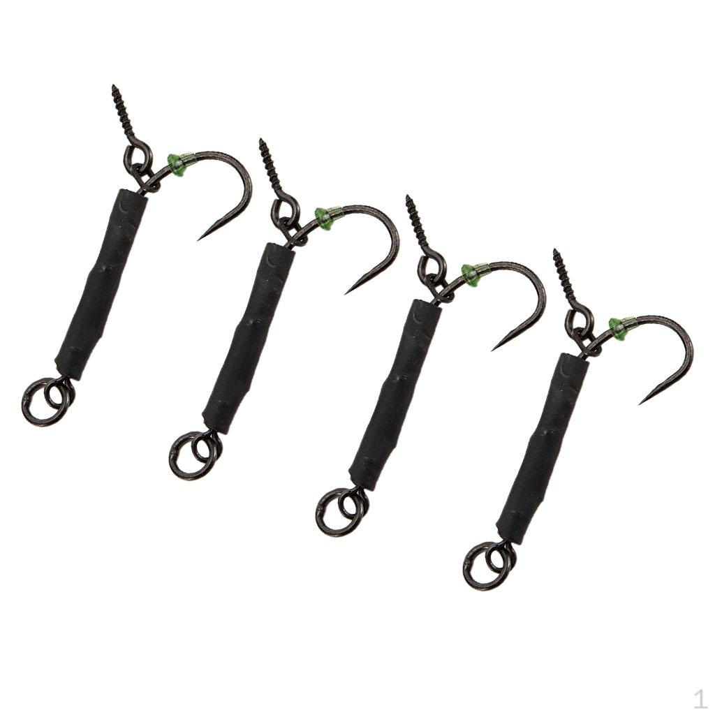 4 Pcs Assist Hook Fishing Hooks ging Line Single 08 barbless
4 Pcs Assist Hook Fishing Hooks ging Line Single 08 barbless