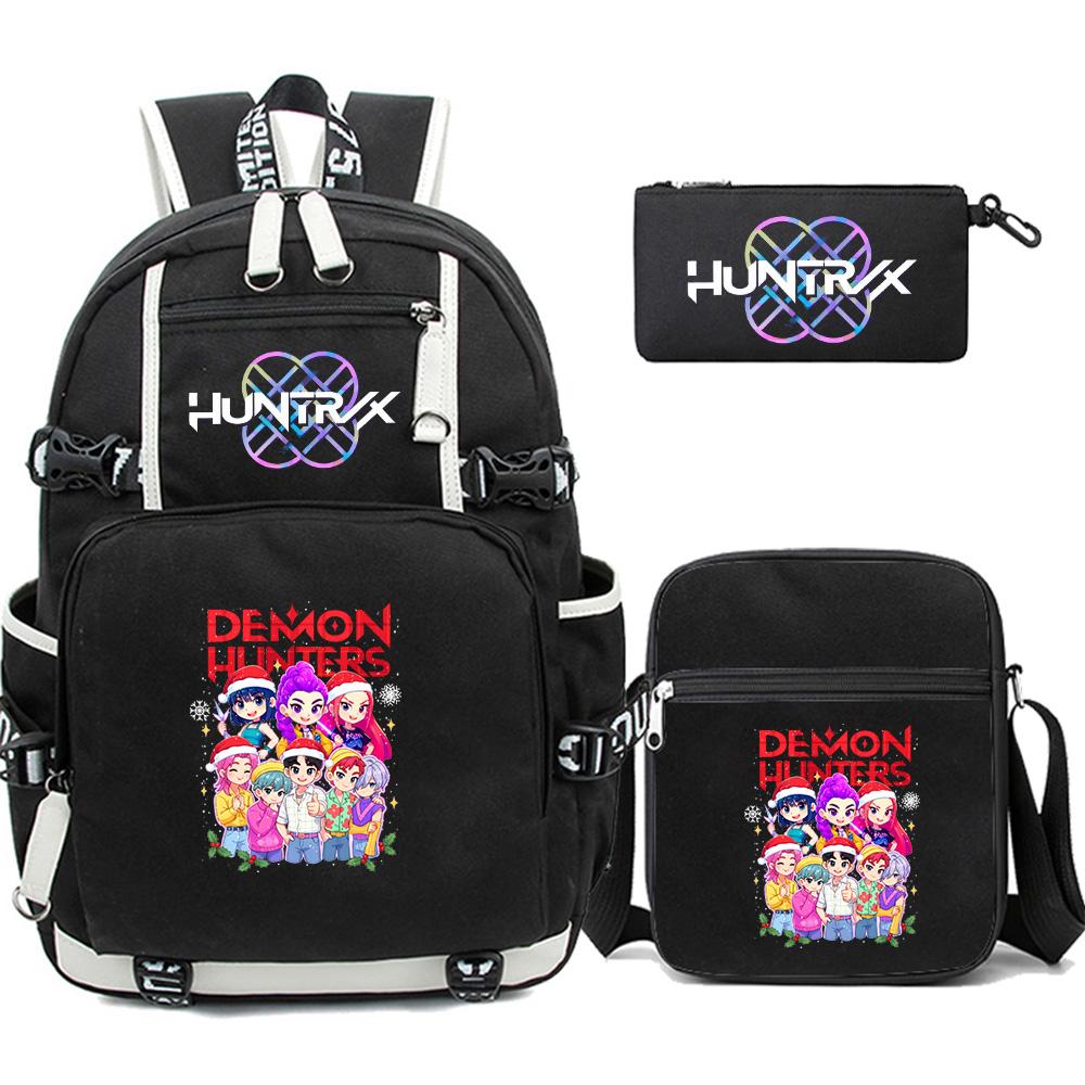 3Pcs/set Anime K-pop Demon Hunters Printed Backpack with Pengcil Case Shoulder Bag for Teenager Girl Boy Bookbag Large Capacity Waterproof Travel Bag
3Pcs/set Anime K-pop Demon Hunters Printed Backpack with Pengcil Case Shoulder Bag for Teenager Girl Boy Bookbag Large Capacity Waterproof Travel Bag