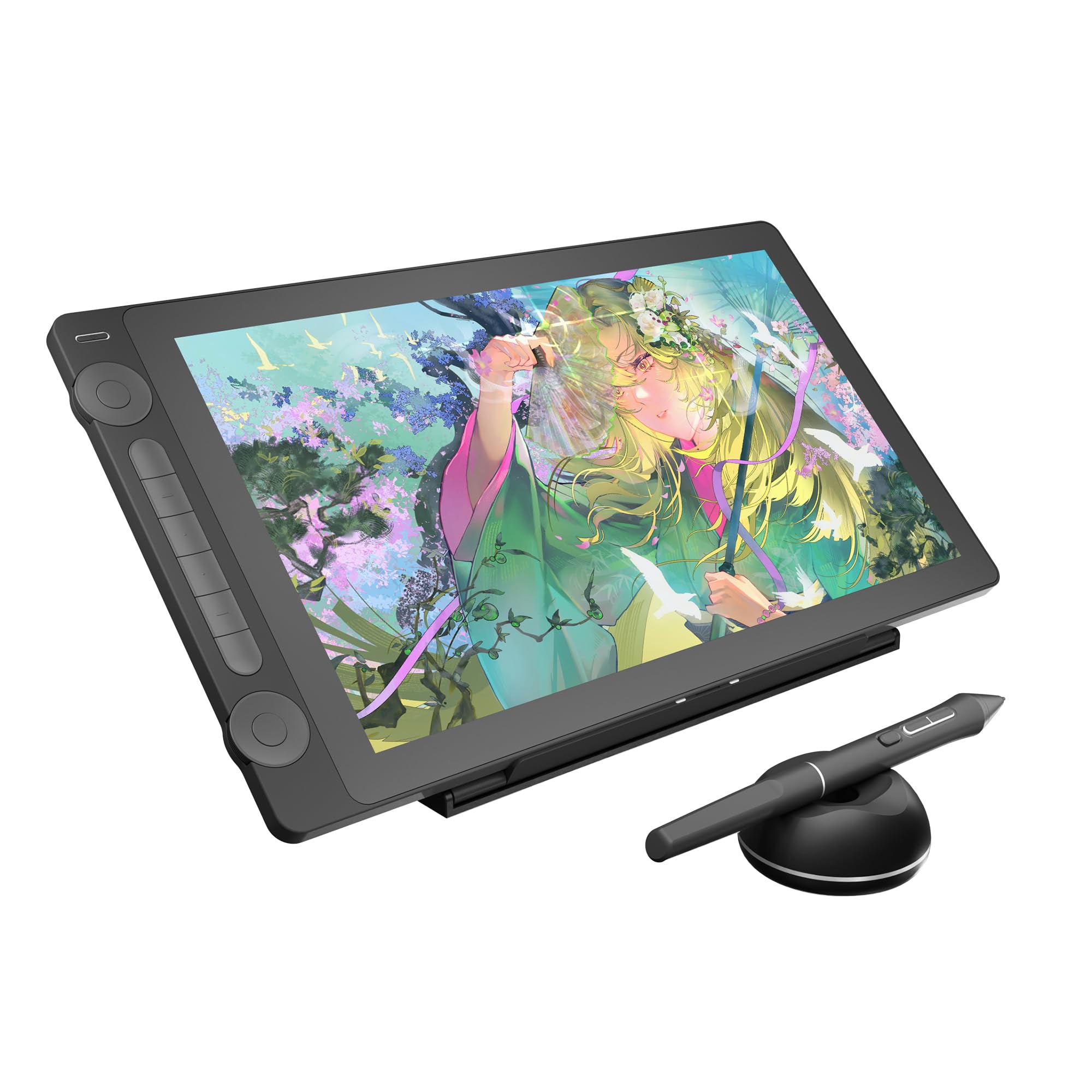 HUION LCD Tablet Kamvas 16 inch Pentech technology upgrade pen PW600L Supports 16384 levels of pressure detection Color accuracy of Delta Color space
HUION LCD Tablet Kamvas 16 inch Pentech technology upgrade pen PW600L Supports 16384 levels of pressure detection Color accuracy of Delta Color space