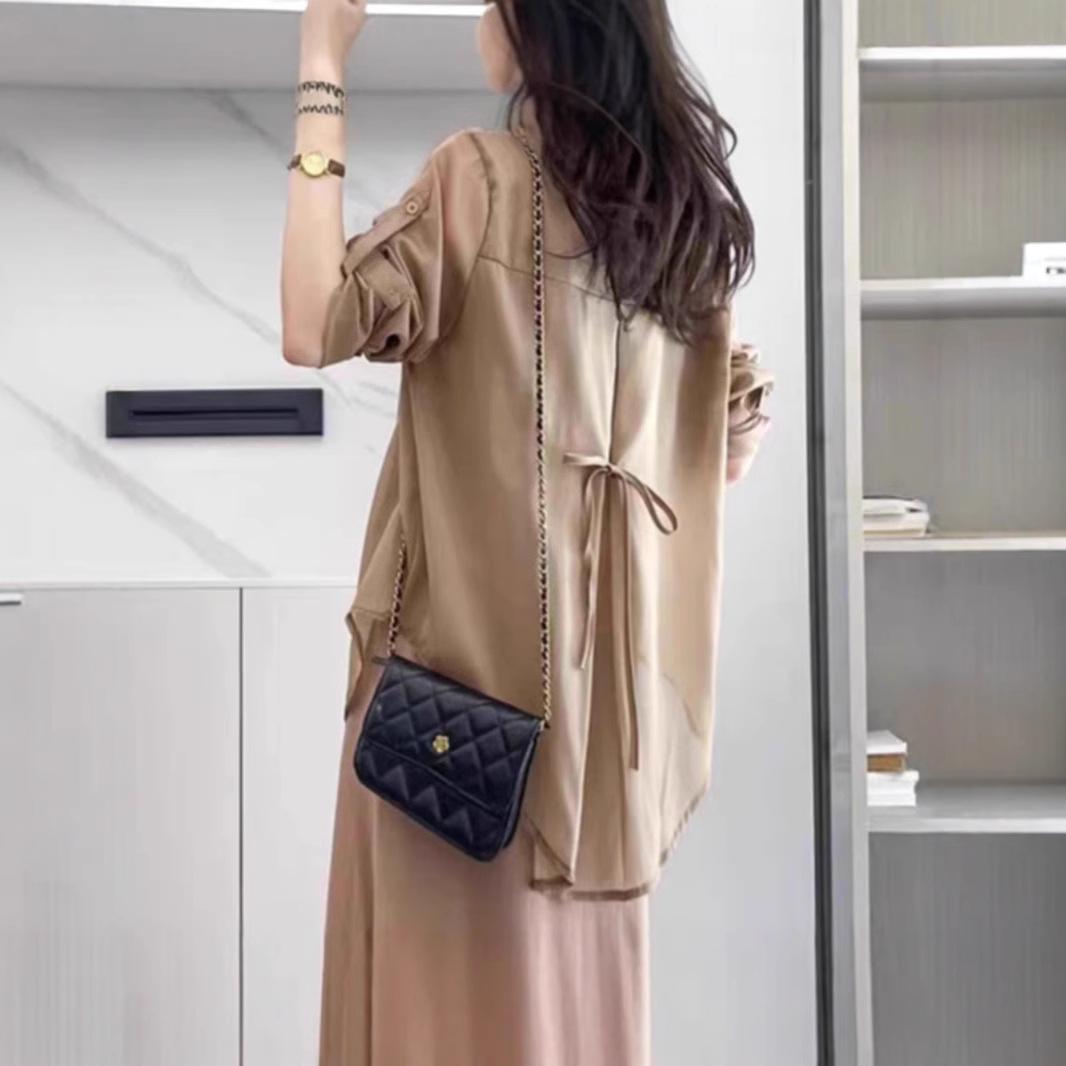 European Ice Silk Chiffon Blouse: Women s 2025 Summer Loose, Semi-Transparent Cover-Up Shirt Extra Large
European Ice Silk Chiffon Blouse: Women s 2025 Summer Loose, Semi-Transparent Cover-Up Shirt Extra Large